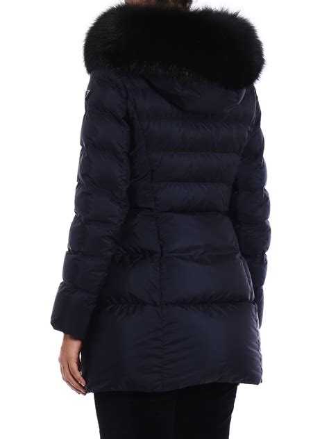 prada blue fox coat|prada winter coats for women.